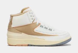 Air Jordan 2 Retro Sunset Haze Womens Lifestyle Shoes (Beige/White)