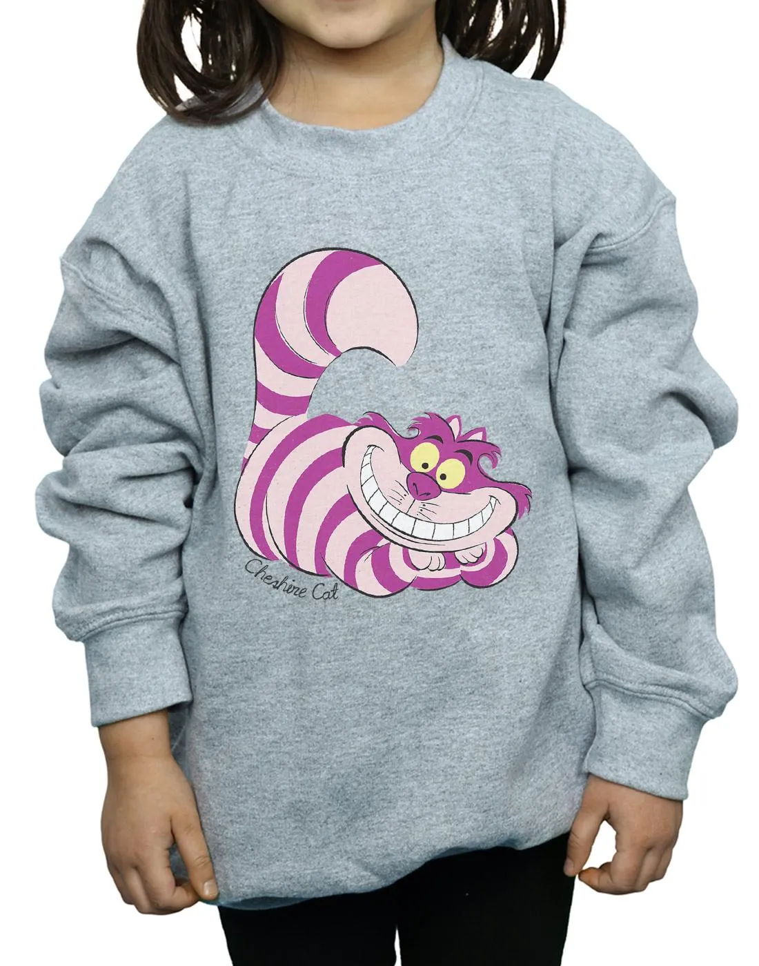 Alice In Wonderland Girls Cheshire Cat Sweatshirt