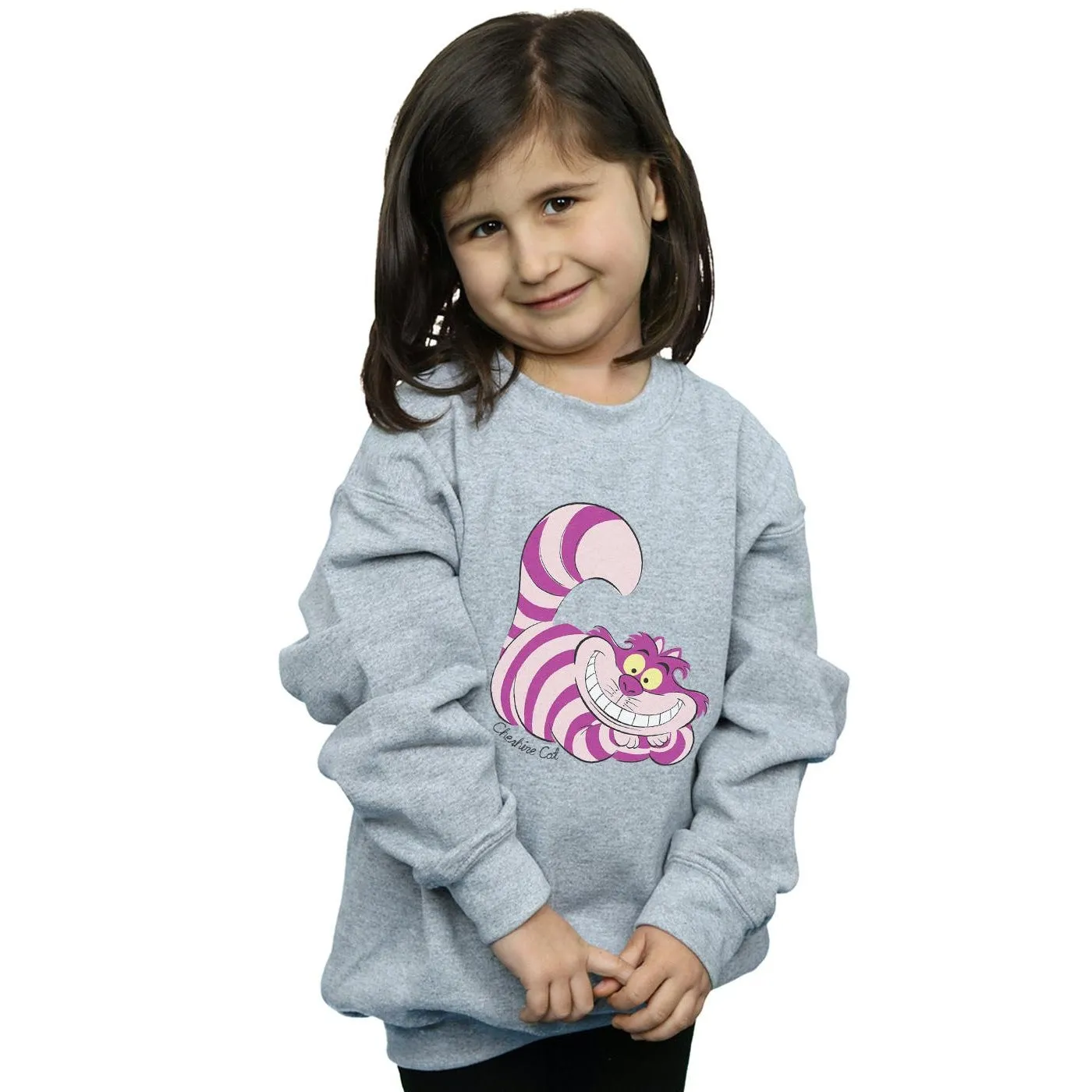 Alice In Wonderland Girls Cheshire Cat Sweatshirt