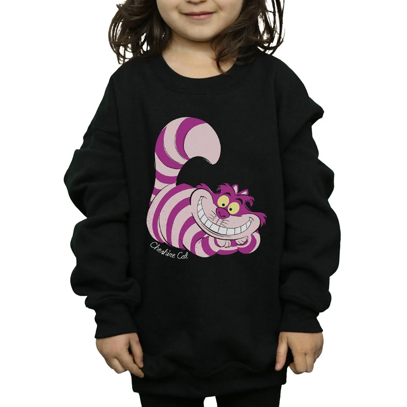 Alice In Wonderland Girls Cheshire Cat Sweatshirt