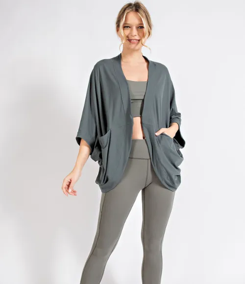 Cocoon Cardigan with Pockets