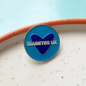 Heart Diabetes UK Round Badge (INT)