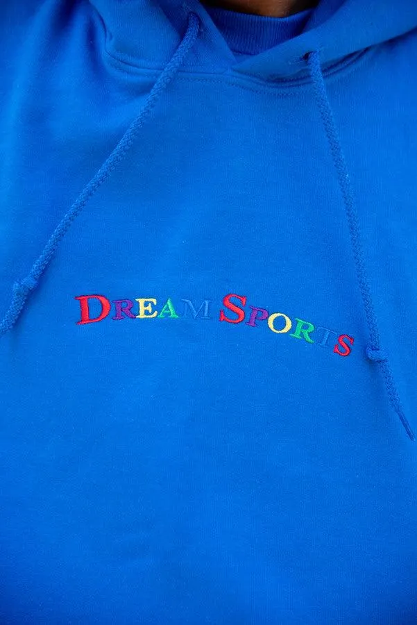 Hoodie in Royal Blue with Dream Sports Embroidery