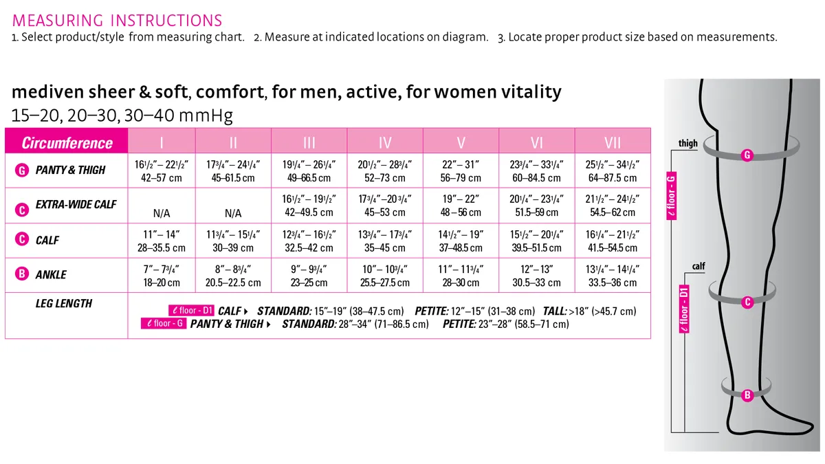 Mediven Vitality Knee 30-40 mmHg