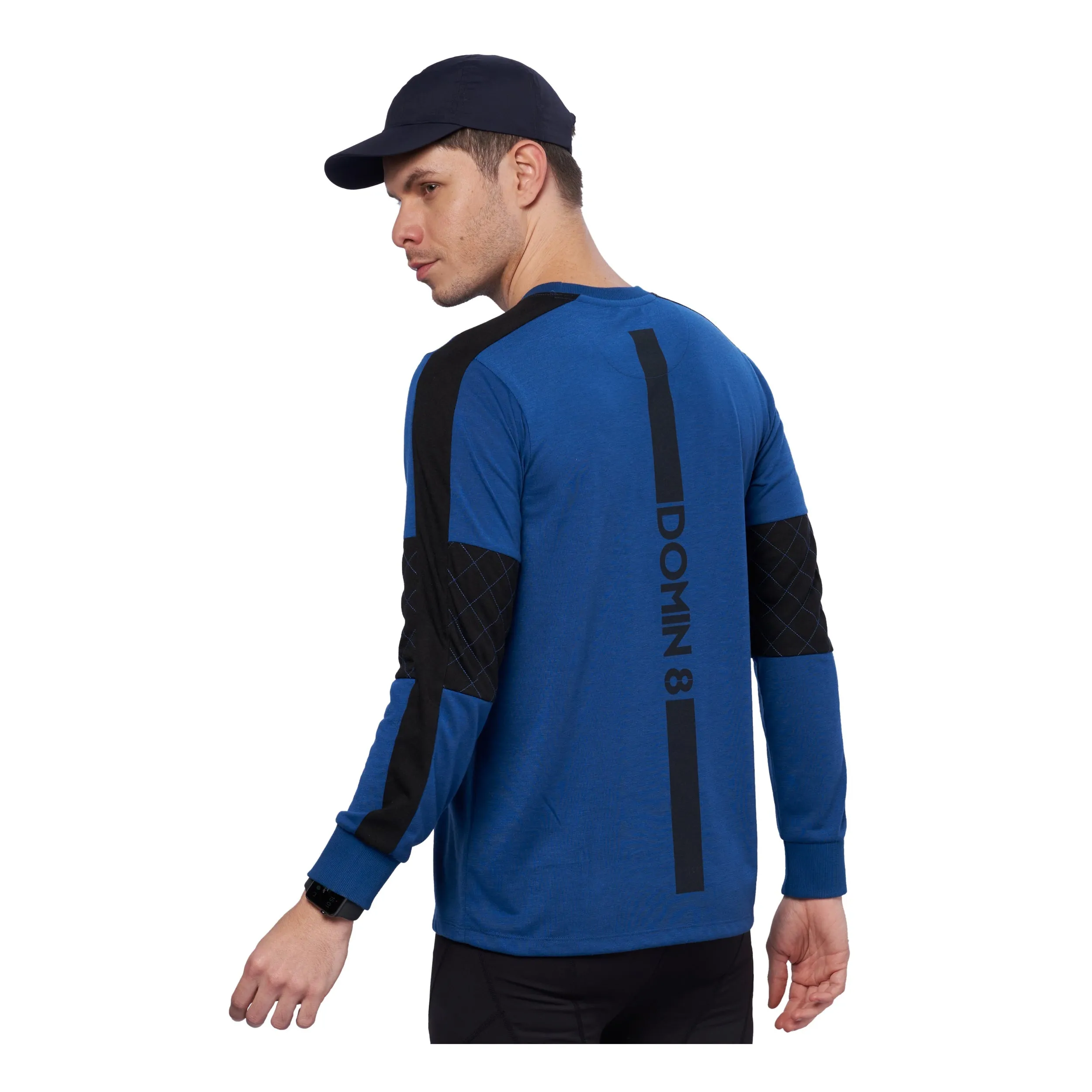 Men Color Block Full Sleeve T-shirt