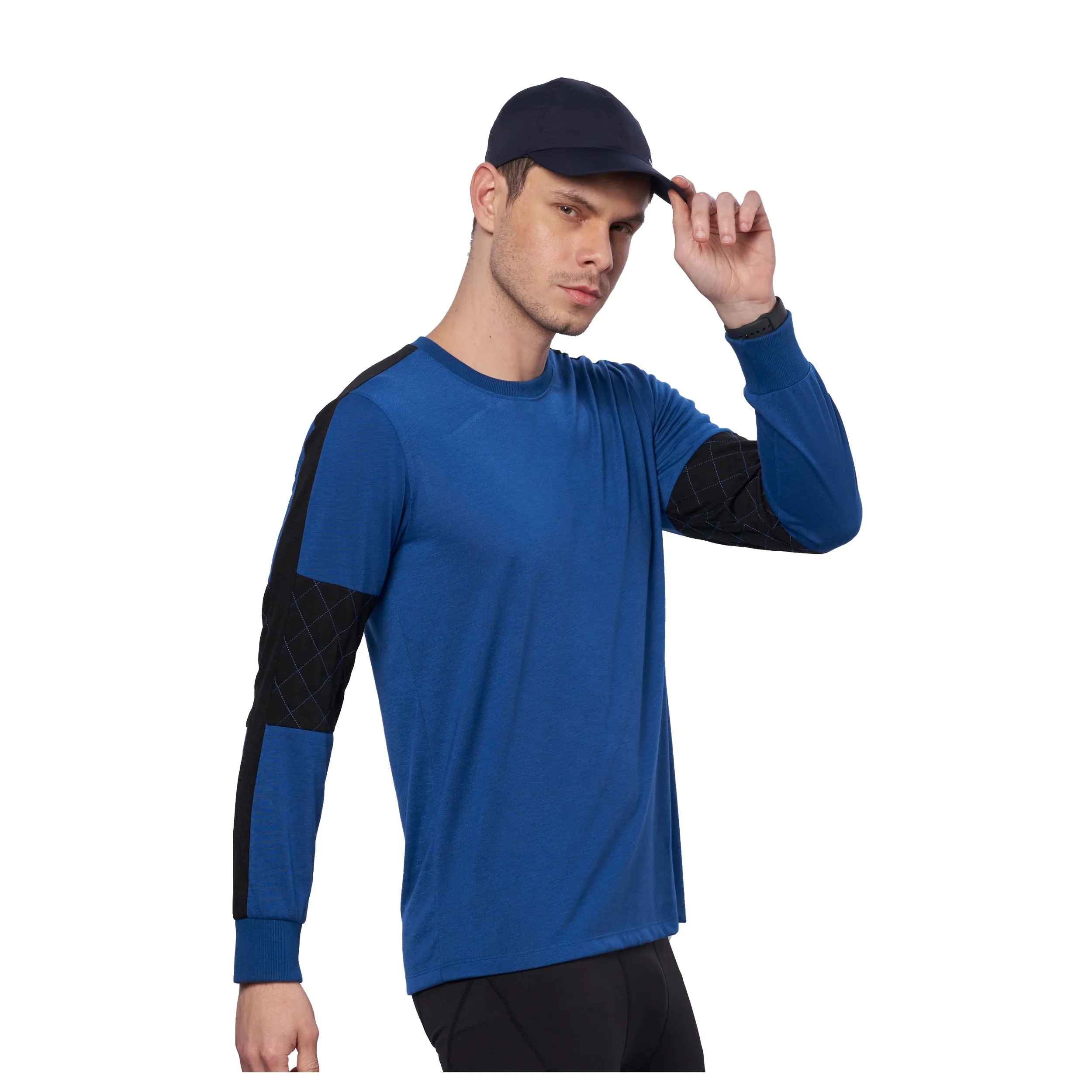 Men Color Block Full Sleeve T-shirt