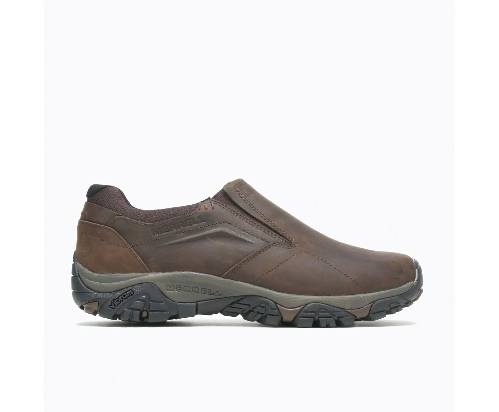 Men's Merrell Moab Adventure Moc Color: Dark Earth (WIDE WIDTH)