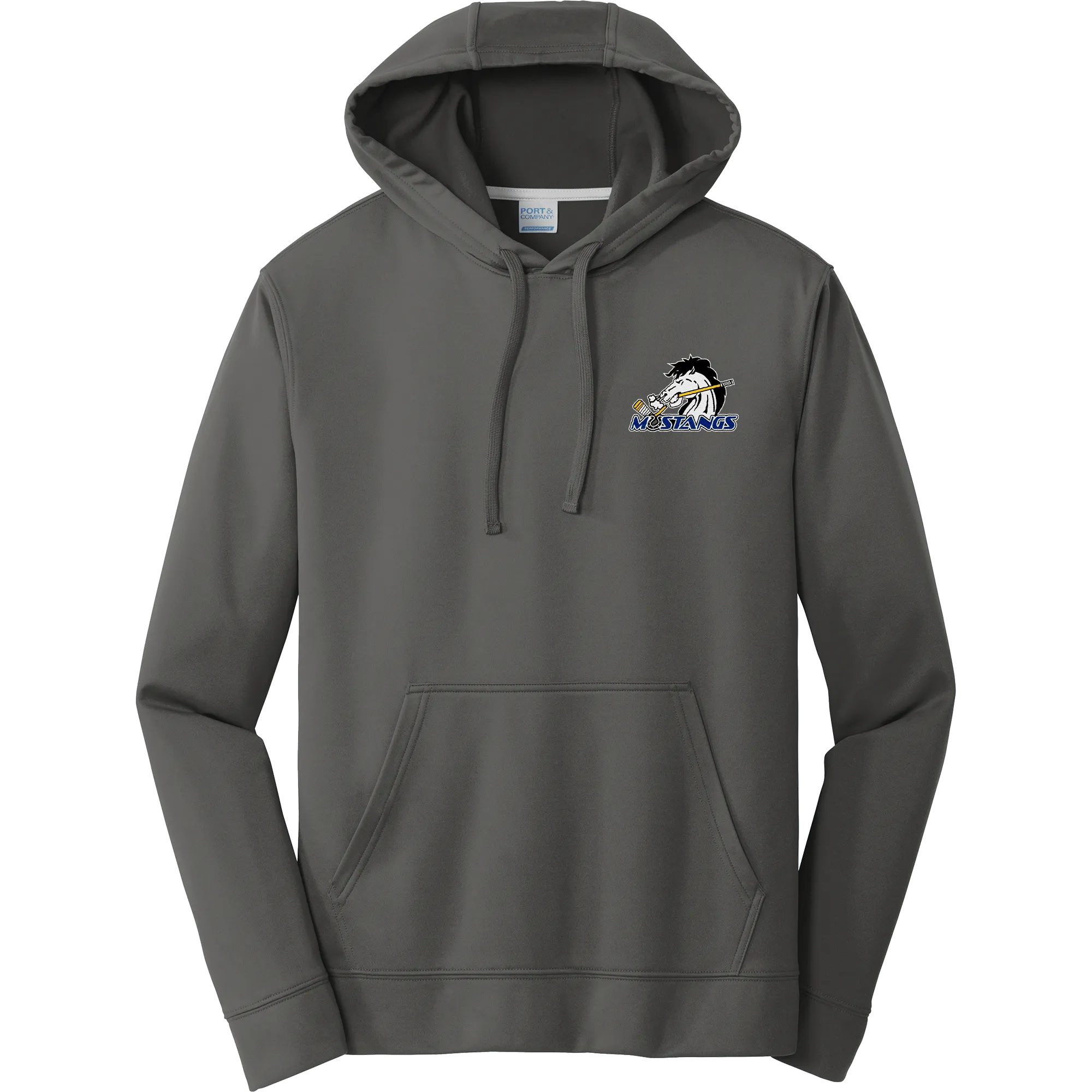 Mid-State Mustangs Performance Fleece Pullover Hooded Sweatshirt