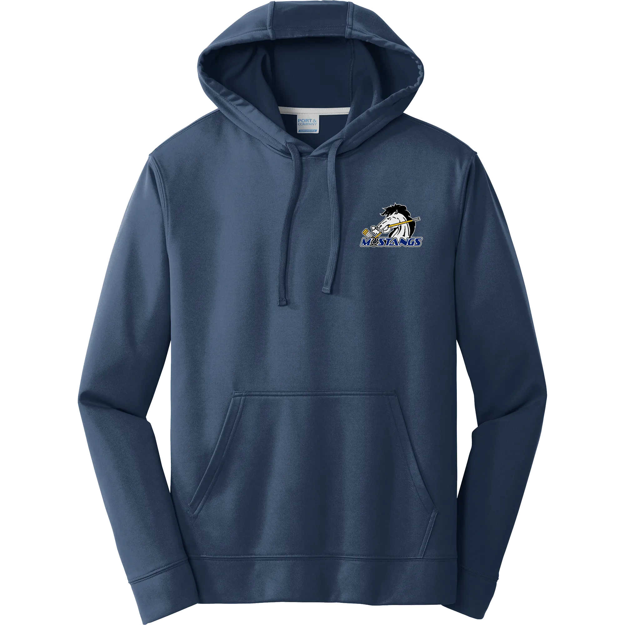 Mid-State Mustangs Performance Fleece Pullover Hooded Sweatshirt