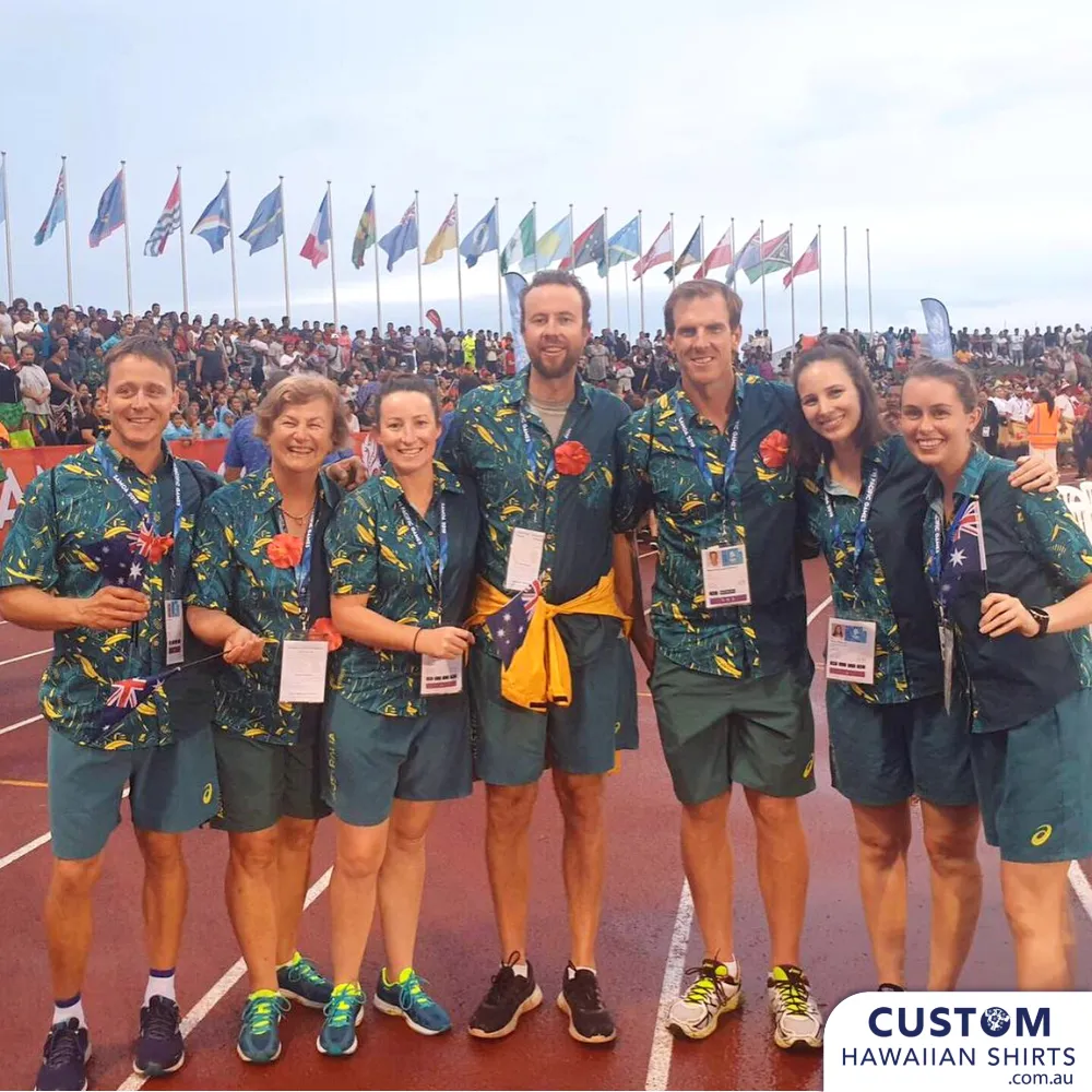 Pacific Games, Samoa 2019 - Aussie Team Shirts