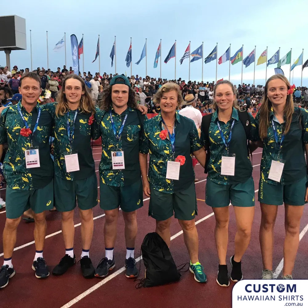 Pacific Games, Samoa 2019 - Aussie Team Shirts