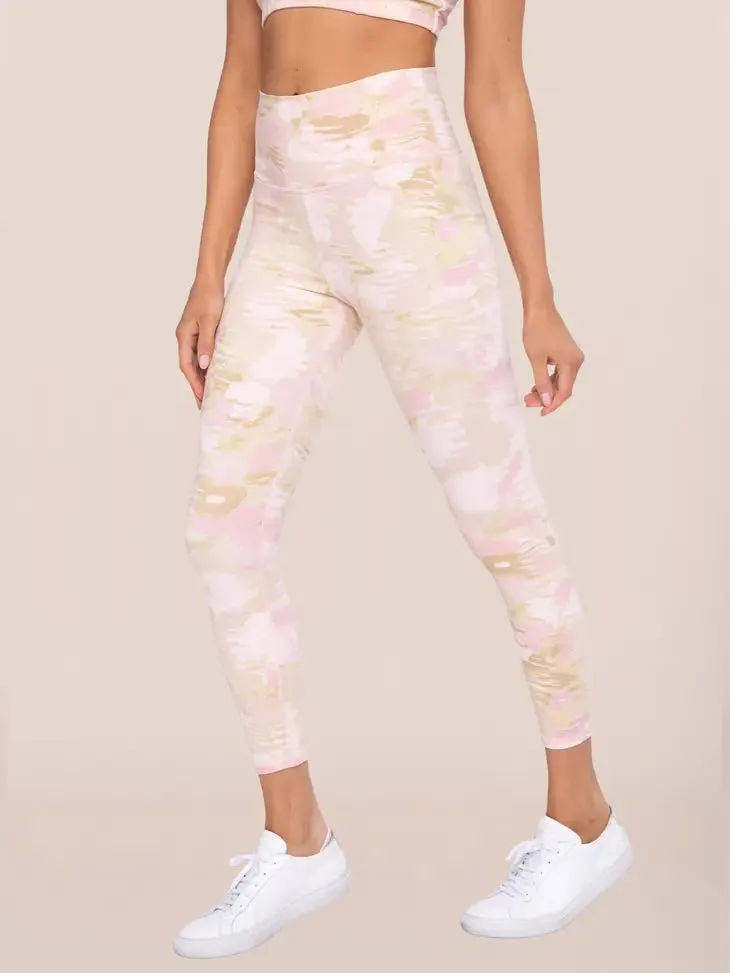 Pink Lemonade Sweetheart Highwaist Capri Leggings