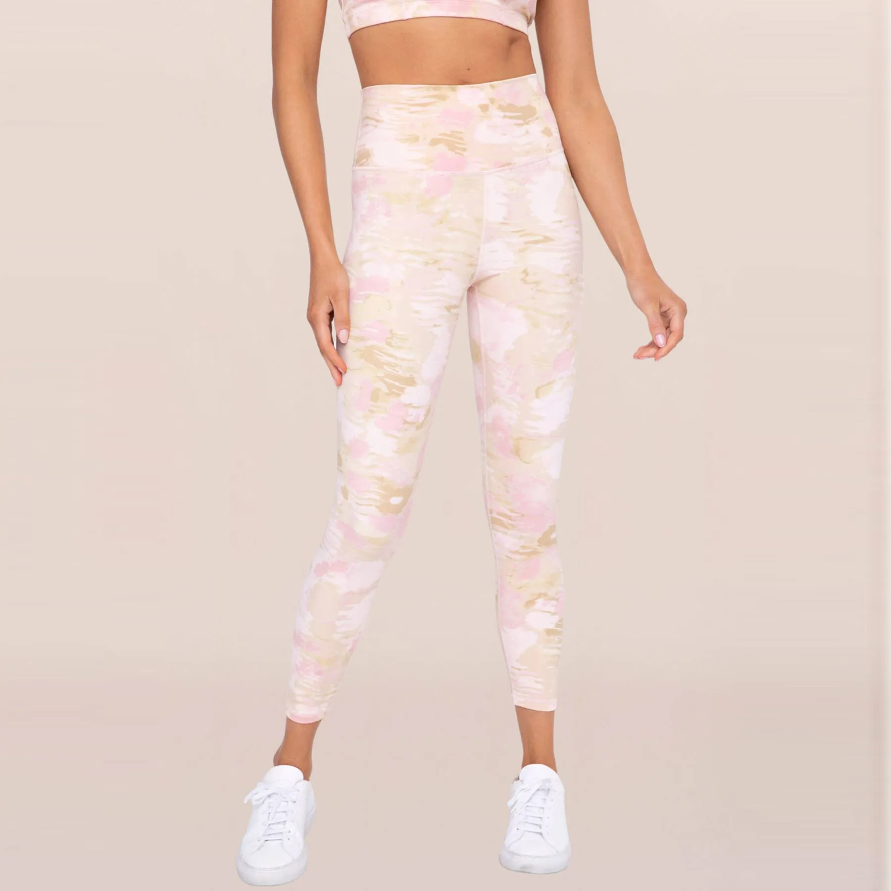 Pink Lemonade Sweetheart Highwaist Capri Leggings