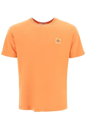 Stone island logo patch t-shirt