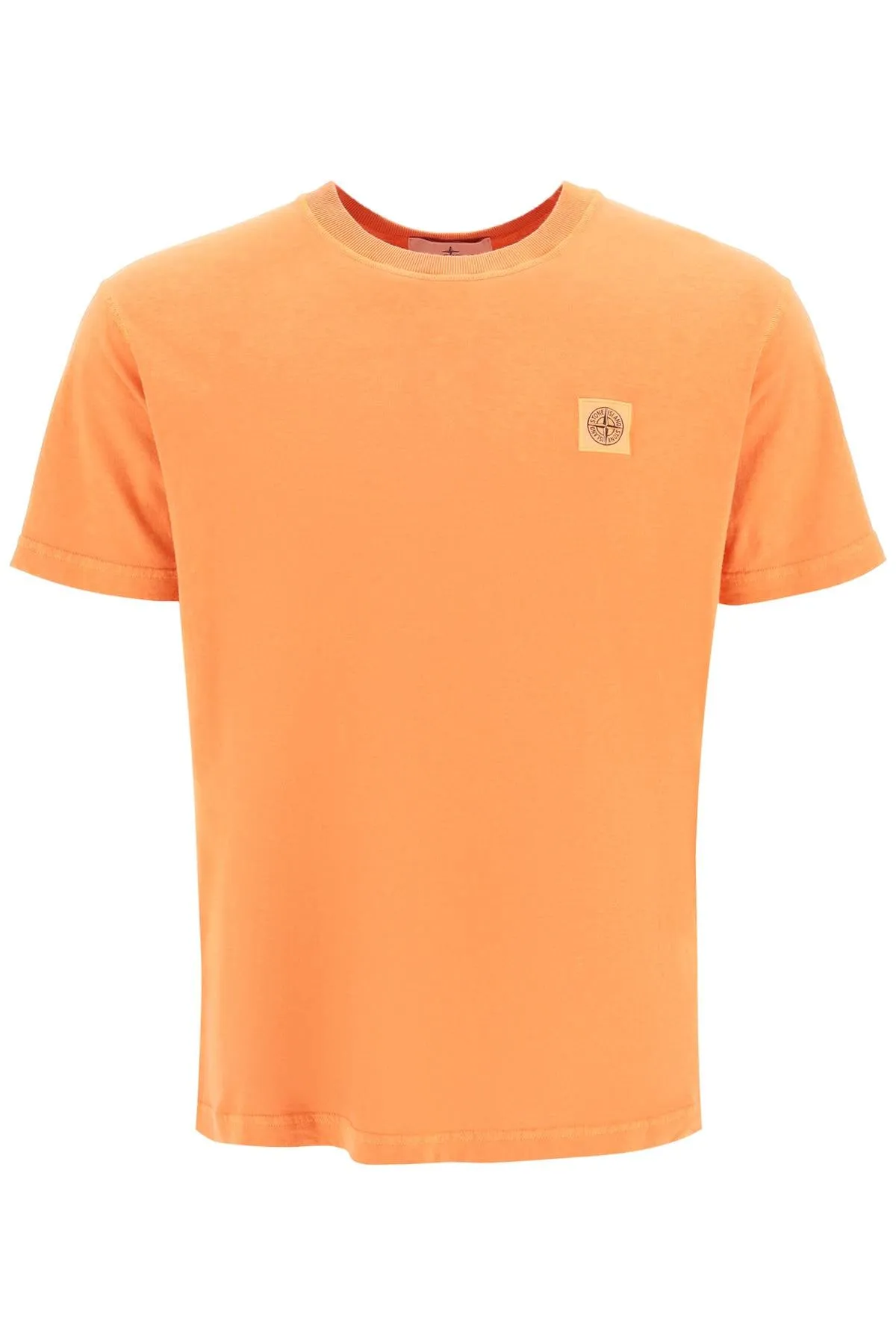 Stone island logo patch t-shirt