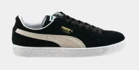 Suede Classic Low Mens Lifestyle Shoe (Black/White)