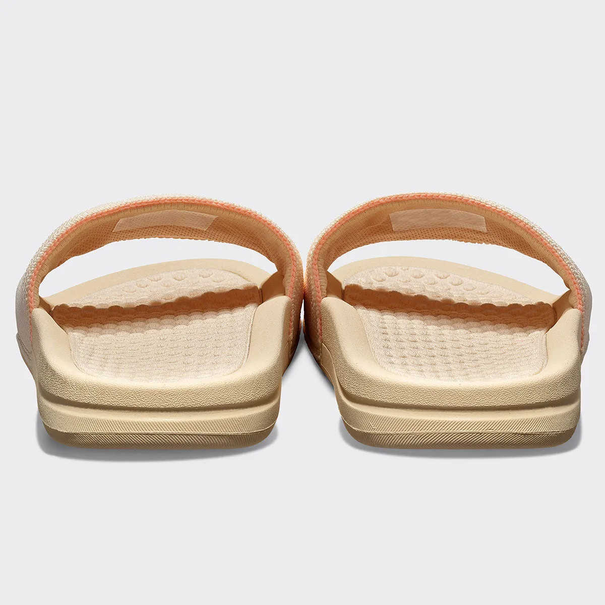 Women's Big Logo TechLoom Slide Vanilla / Neon Peach