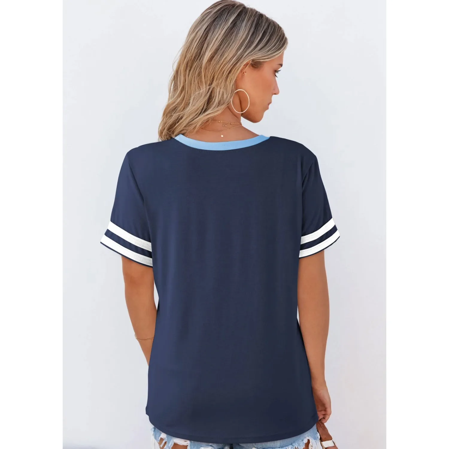 Women's Ultra Light Short Sleeve Tee - Crewneck Summer Tops