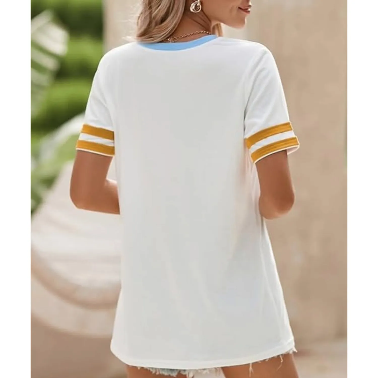 Women's Ultra Light Short Sleeve Tee - Crewneck Summer Tops